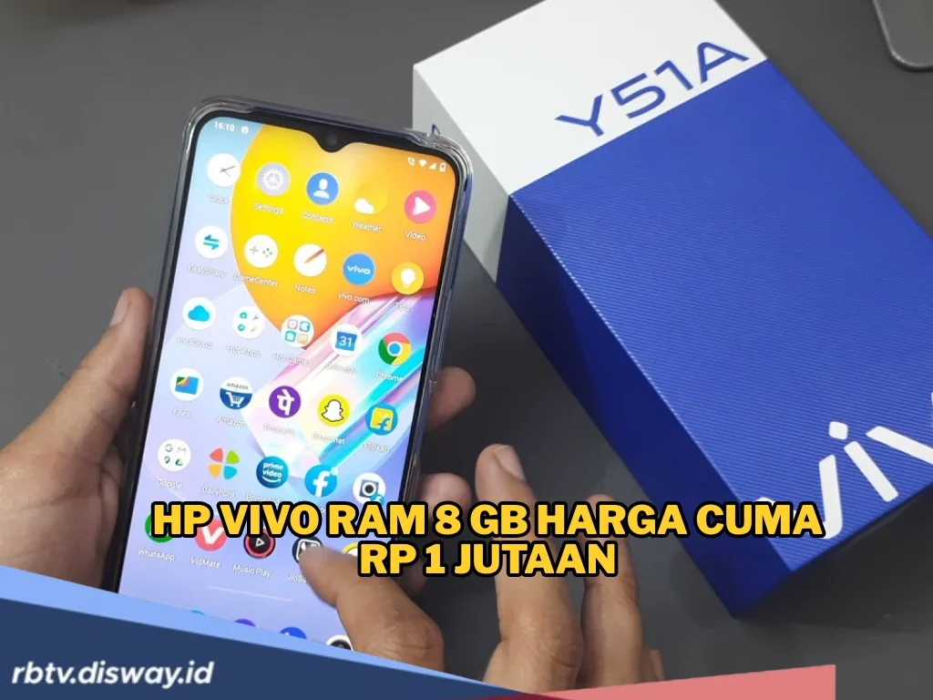 Rekomendasi HP Vivo dengan RAM 8 GB Harga Sekitar Rp1 Jutaan, Tidak Ngelag