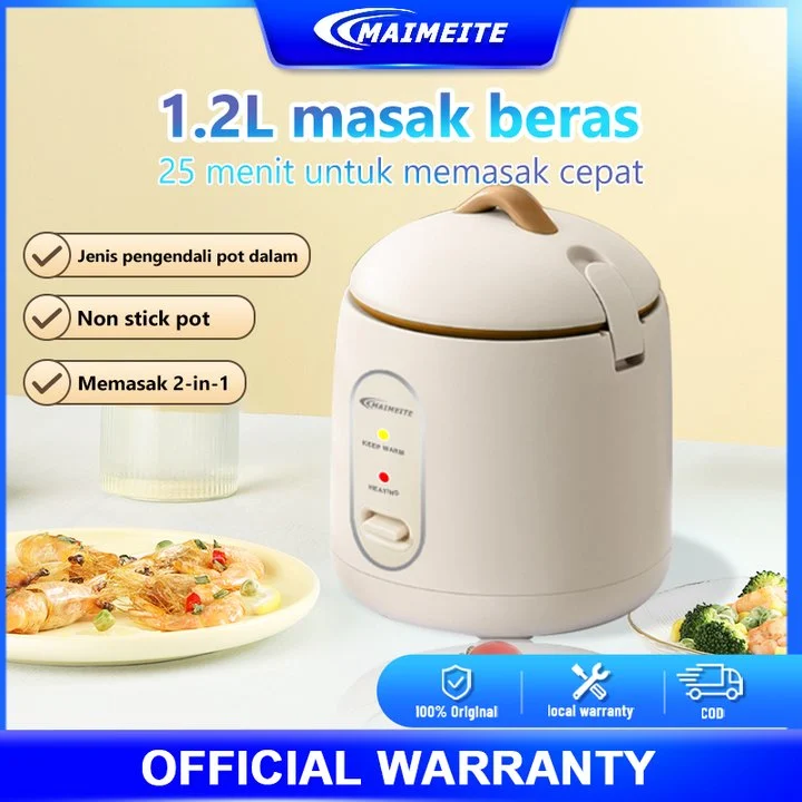 Rice Cooker 1 Liter Multifungsi, Praktis untuk di Rumah
