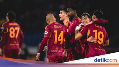Roma Vs Pisa: Hattrick Malen Bawa Roma Dekati Zona Eropa