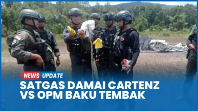 Satgas Damai Cartenz Tembak Anggota KKB di Puncak Jaya, 15 Warga Tewas dalam Baku Tembak Besar