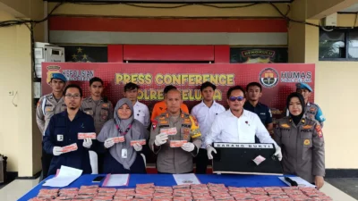 Satresnarkoba Polres Prabumulih Gagalkan Peredaran 24 Paket Sabu, Empat Tersangka Diamankan