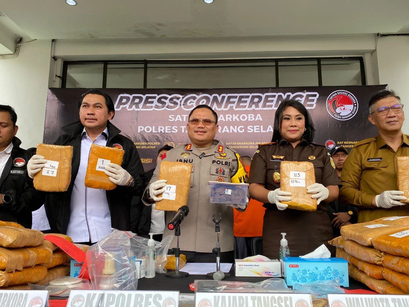 Strategi Presisi Polda Sumsel: Polres Lahat Lakukan Sita Ganja 1 Kg Sebelum Beredar