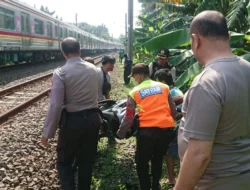 Tanpa Palang Pintu, Driver Ojol Tewas Tertabrak Kereta Api di Medan Denai, Penumpangnya Selamat