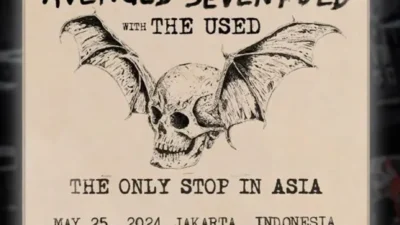 Tiket Presale Konser Avenged Sevenfold Jakarta Ludes dalam Hitungan Detik
