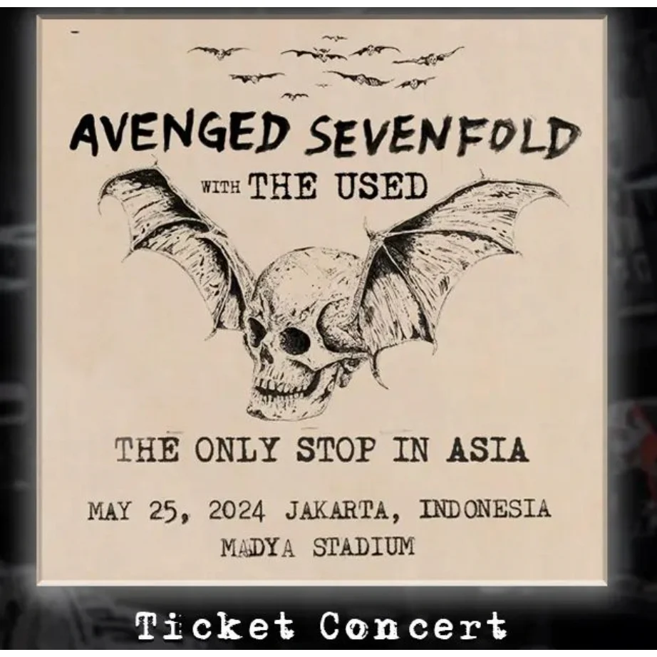Tiket Presale Konser Avenged Sevenfold Jakarta Ludes dalam Hitungan Detik