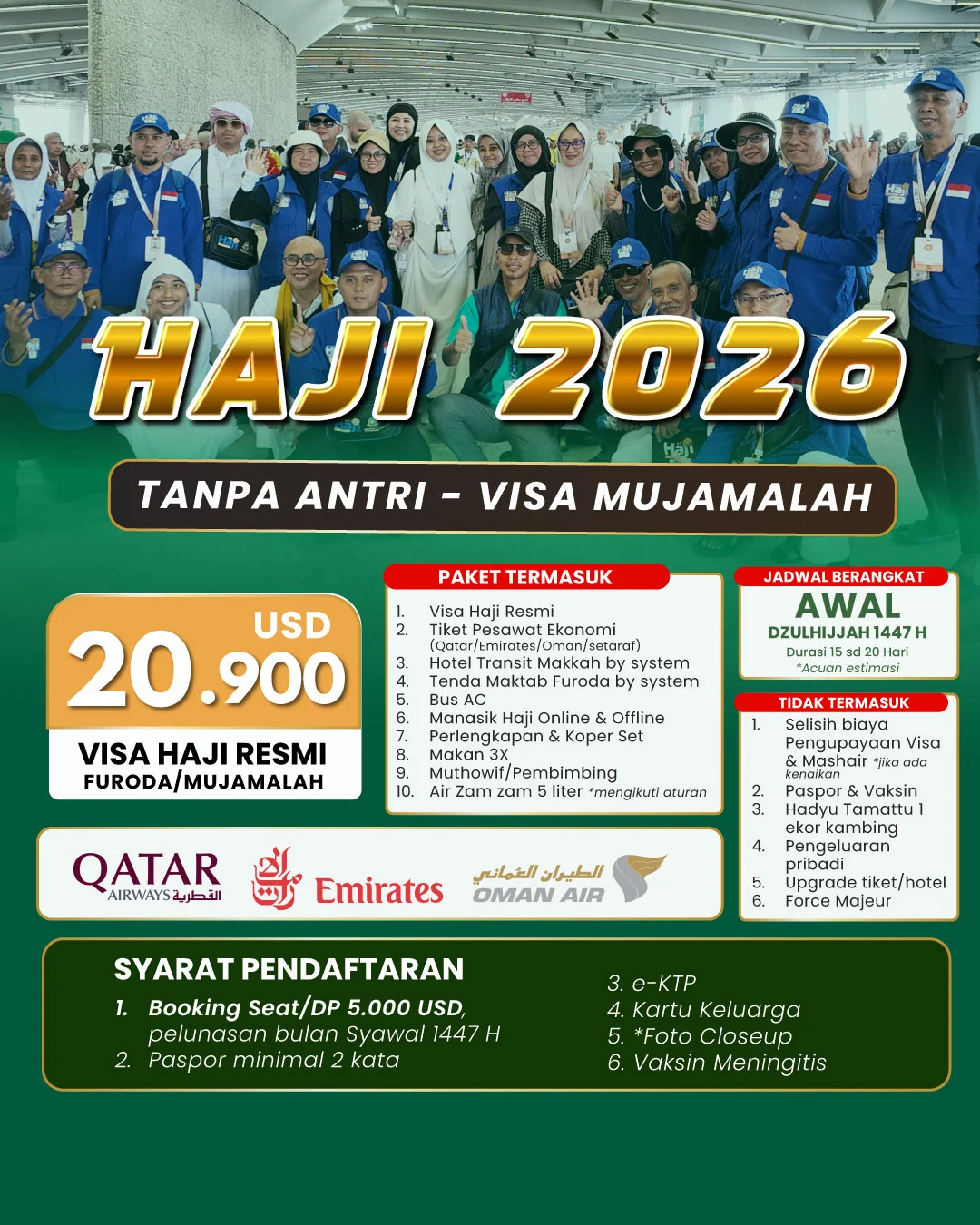 Visa Furoda 2026 Nihil, DPR Peringatkan Risiko Penipuan Haji