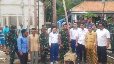 Warga Taman Raya Cilegon Sambut Gembira Bantuan Sumur Bor TMMD 128