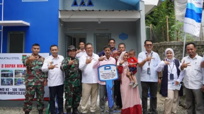 Warga Tembulun Dapat MCK Layak Berkat TMMD 128 Kodim Cilegon