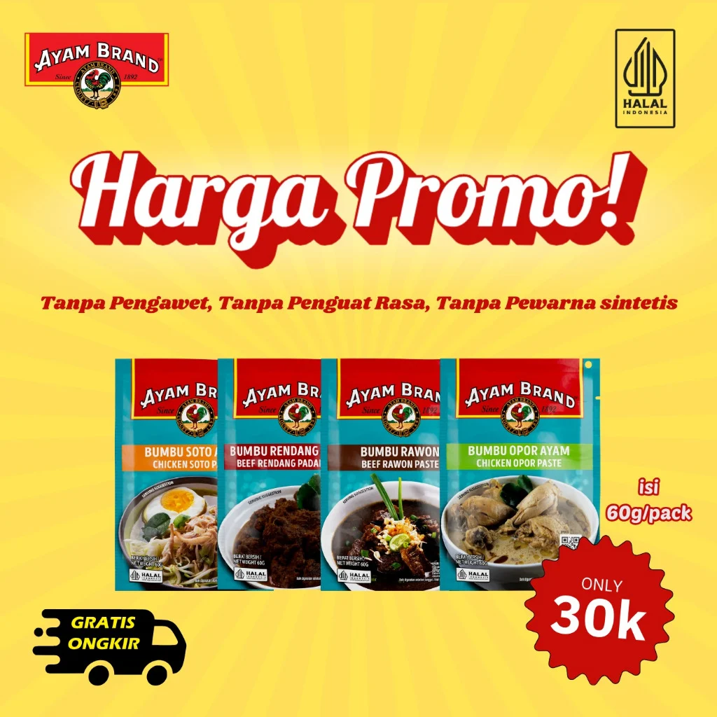 10 Brand Bumbu Instan Terlaris di Shopee Indonesia Q1 2026, Mana Favoritmu? Temukan Jawabannya Disini