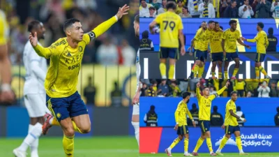 Al-Nassr Segel Juara Liga Arab Saudi, Cristiano Ronaldo Cetak Dua Gol Fantastis