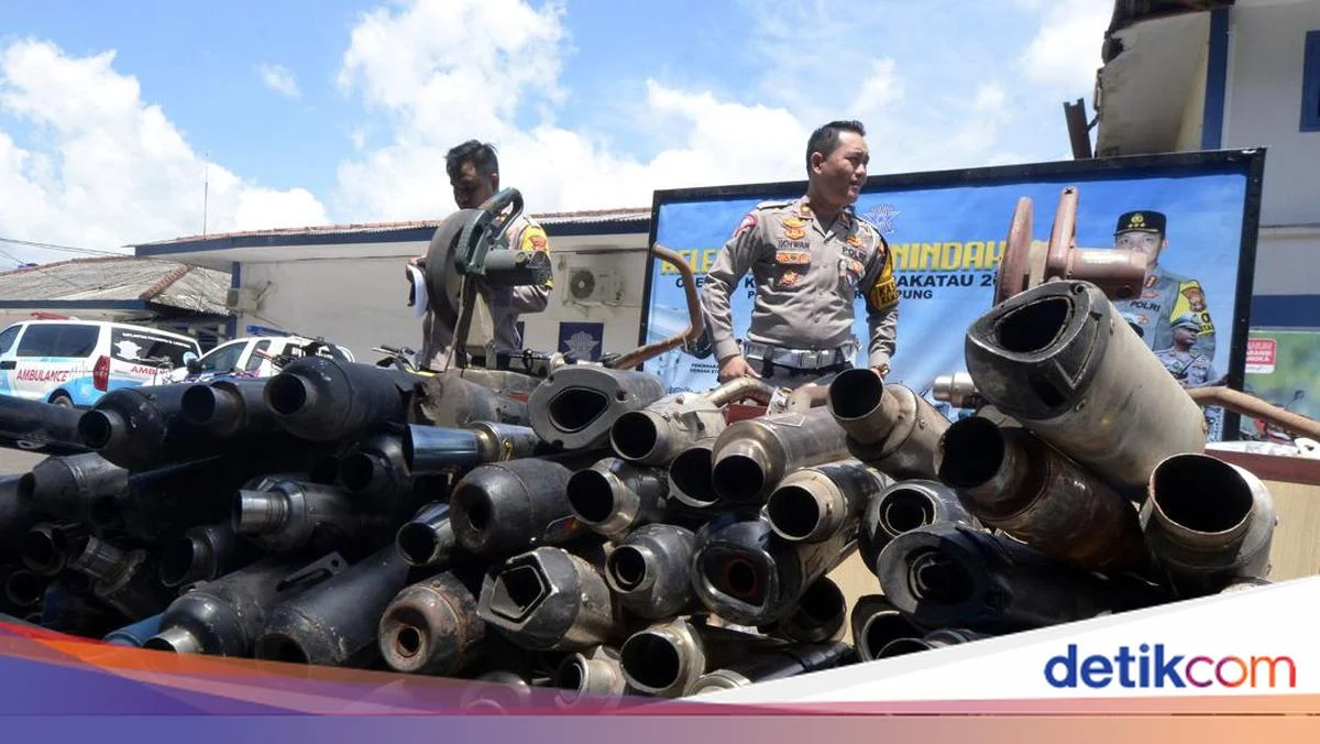 Brong Bikin Resah Masyarakat, Polsek Cikijing Amankan 19 Motor dalam Razia Knalpot Gak Standar