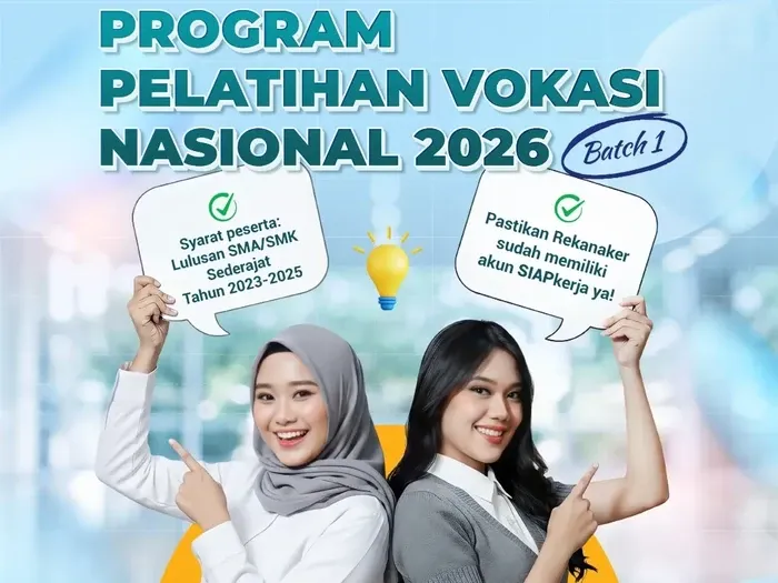 Cara Daftar Pelatihan Vokasi Nasional Tahap 2, Peserta Lulus Dapat Sertifikat Sertifikat Kompetensi