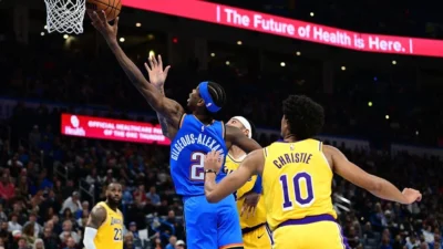 Dominasi Lakers di Pertandingan Kontra Oklahoma City Thunder: Statistik Pemain Menarik