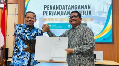 FORWAREK 2026 Giatkan Kolaborasi Nasional, UNDIP Gelar Dialog Bersama Kepala BRIN