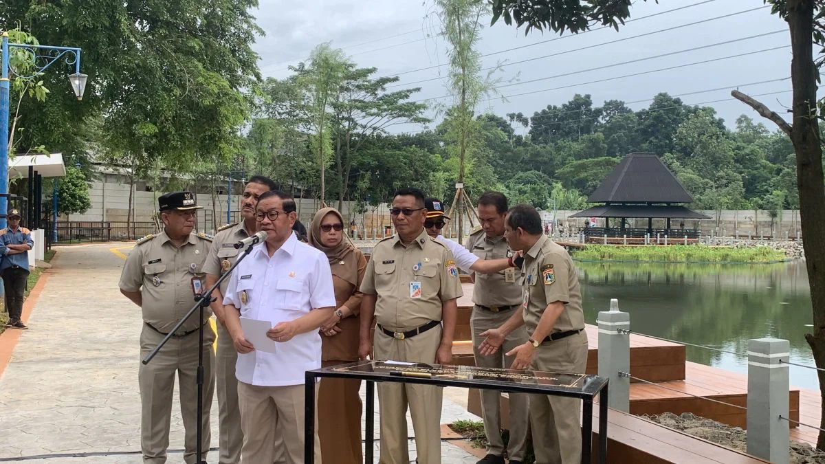 Gubernur Pramono Resmikan 2 Embung di Jagakarsa, Kurangi Banjir 20 Persen di Jakarta Selatan