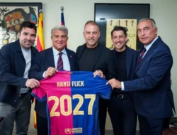 Hansi Flick Resmi Perpanjang Kontrak di Barcelona hingga 2028, Fokus Berbenah Musim Depan