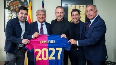 Hansi Flick Resmi Perpanjang Kontrak di Barcelona hingga 2028, Fokus Berbenah Musim Depan