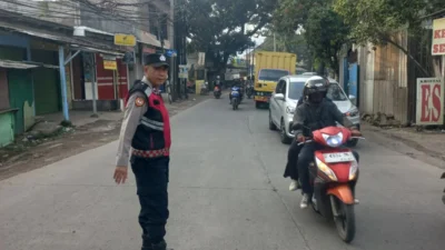 Kanit Lantas Polsek Baleendah Dorong Keamanan dan Ketertiban dalam Sosialisasi SPMB SMP di Baleendah
