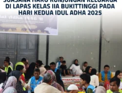 Membludak! 628 Keluarga Ramai Kunjungi Lapas Pangkalpinang di Hari Kedua Idul Adha