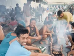 Nyate Bareng di Lapas Banyuwangi: Obati Rindu Keluarga, Warga Binaan Rayakan Iduladha dengan Sate