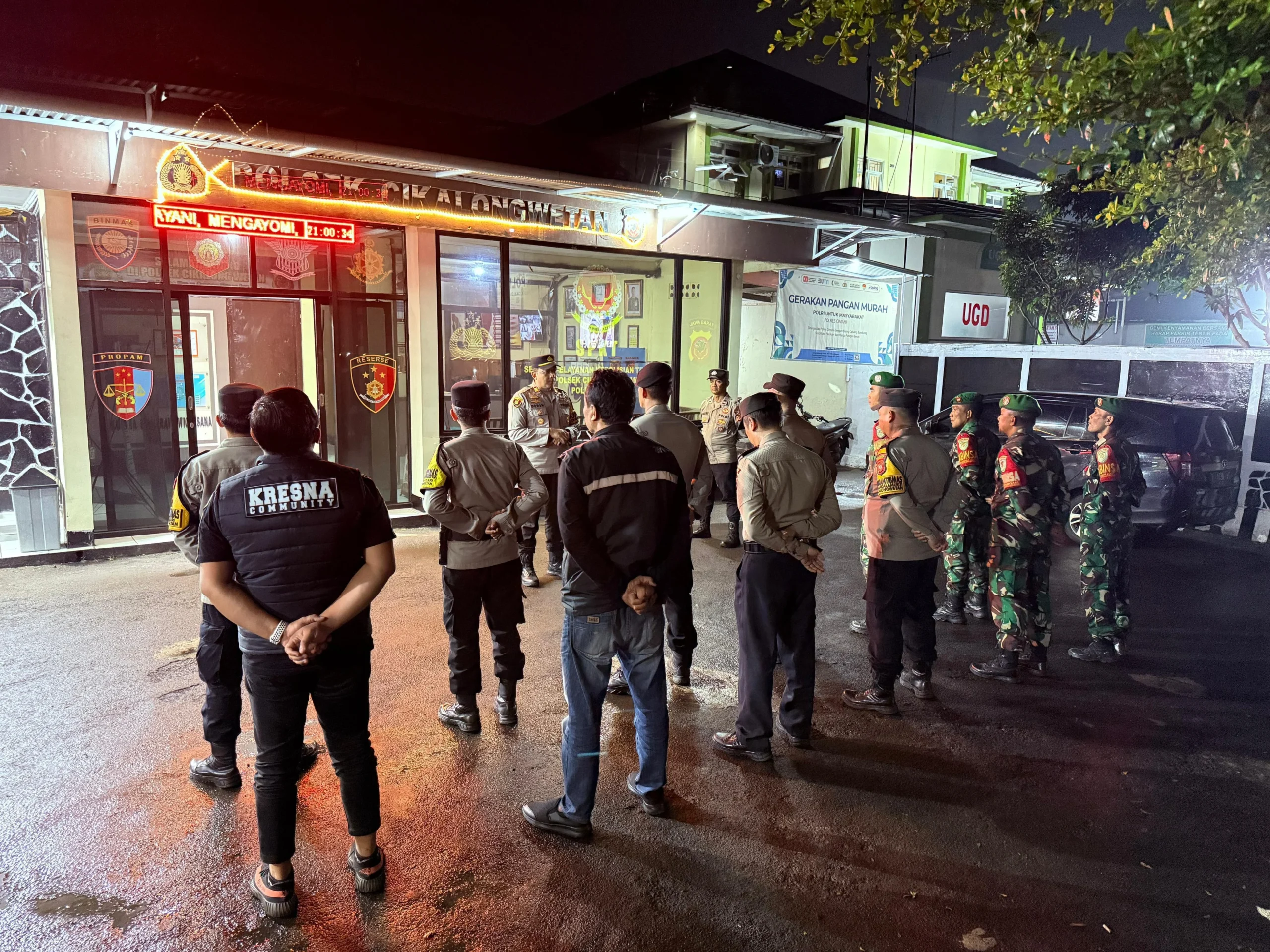 Patroli KRYD Malam di Kantor Pemerintah Paseh: Himbauan Kamtibmas Tingkatkan Keamanan Warga