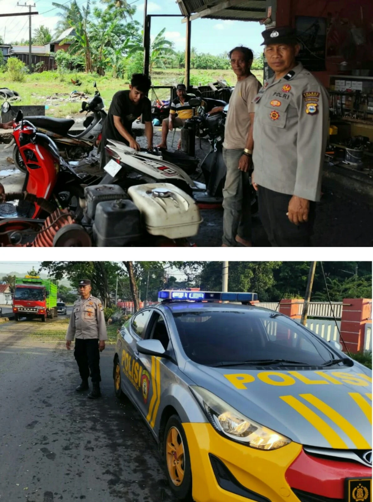 Patroli Siang Polsek Cikancung Gelar Aksi Tegas, Jamin Kondusifitas Waktu Siang di Bandung
