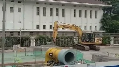 Pembangunan MRT Jakarta, Halte Kebon Sirih Arah Blok M Ditutup hingga Senin (18/5), Ada Pembangunan Proyek MRT
