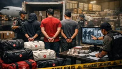 Polres Bandara Soetta Ungkap Pencurian Tas Ekspor Rp1 Miliar, Sindikat Beraksi Sejak 2024