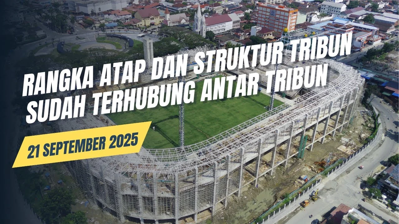Revitalisasi Lapangan, Tribun Sudah Rampung, Stadion Teladan Masih Menyisakan PR Sebelum Dipakai untuk ASEAN U-19 Championship 2026
