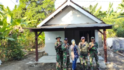 Rumah Ulong Selesai Direhabilitasi, Program RTLH TMMD Mempawah Memberikan Harapan Baru