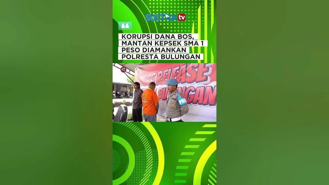Skandal Dana BOS: Kepsek SMAN 1 Peso Dituntut 3 Tahun 6 Bulan