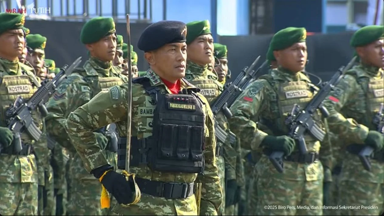 Kopassus Pimpin Upacara: Komandan Grup 1 Membacakan Pembukaan UUD 1945 di KP3B Banten