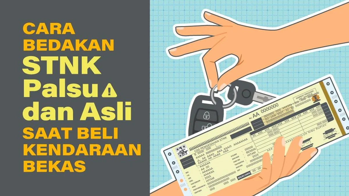 Waspada! STNK Tempelan Mengintai Pembeli Motor Bekas, Begini Cara Menghindarinya