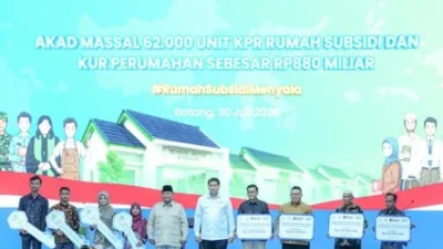 Prabowo Pimpin Akad Massal 62 Ribu Debitur KPR FLPP yang Disokong BRI: Membangun Masa Depan Perumahan Indonesia