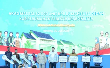 Prabowo Pimpin Akad Massal 62 Ribu Debitur KPR FLPP yang Disokong BRI: Membangun Masa Depan Perumahan Indonesia